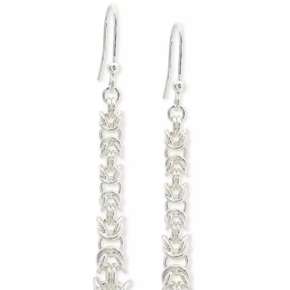 Giani Bernini Byzantine Chain Drop Earrings in Sterling Silver - Picture 9 of 11